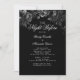 Classic Gothic Black Night Before Rehearsal Dinner Invitation