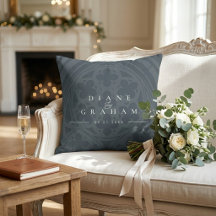 Classic Gothic Chic Typography Slate Blue Green