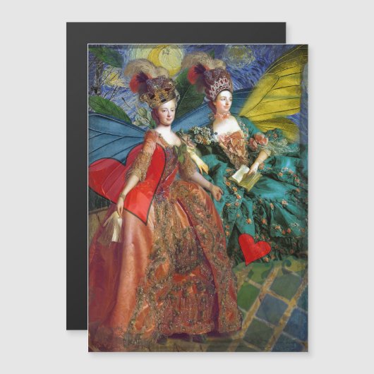 Classic Gothic Gemini Whimsical Butterfly Woman (Front/Back)