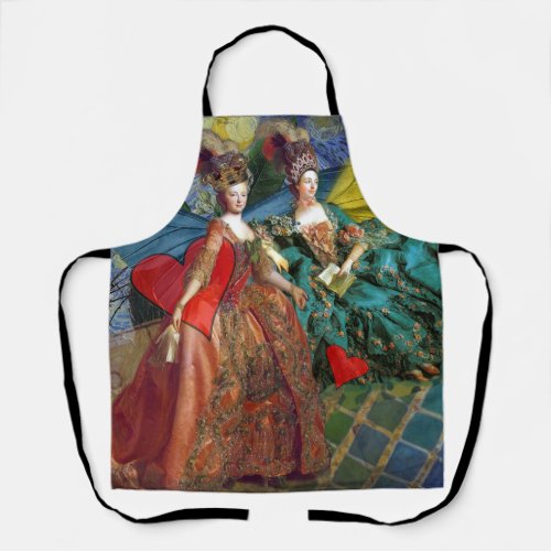 Classic Gothic Gemini Whimsical Butterfly Woman Apron