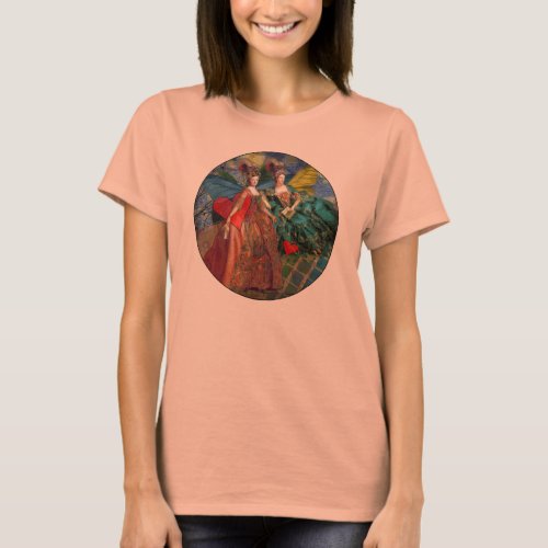 Classic Gothic Gemini Whimsical Butterfly Woman T_Shirt