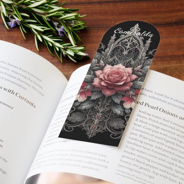 Classic Gothic Rose Fine Art Botanical Painting Bookmarks (Book)