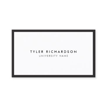 Classic Graduate Student Business Card Classic Graduate Student Business Card