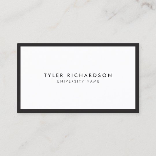 Classic Graduate Student Business Card Zazzle Com