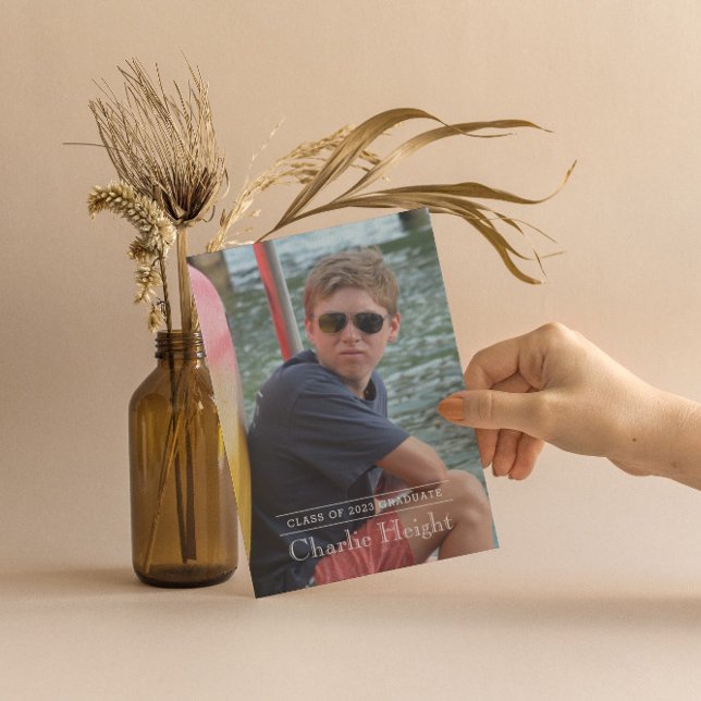 Classic Graduation Photo Announcement (Creator Uploaded)