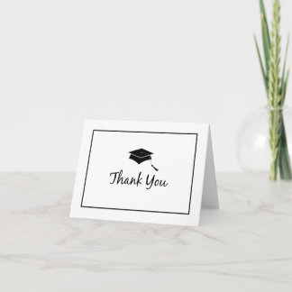 Classic Graduation Thank You Cards
