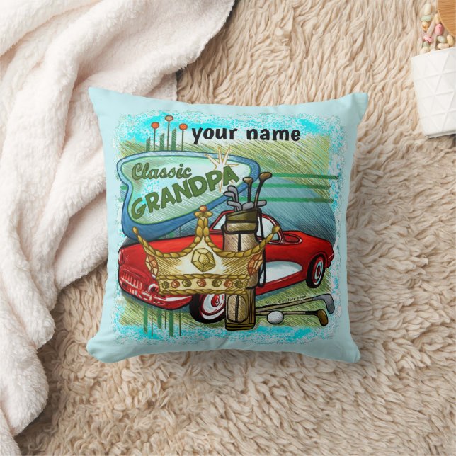 Classic Grandpa  pillow (Blanket)