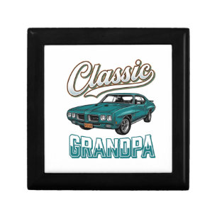 Classic Grandpa Vintage Car T-Shirt Design_1 Gift Box
