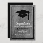 Classic Granite Graduation Announcement (Front/Back)