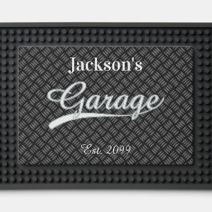 Classic Gray Grey Garage Bar Mat