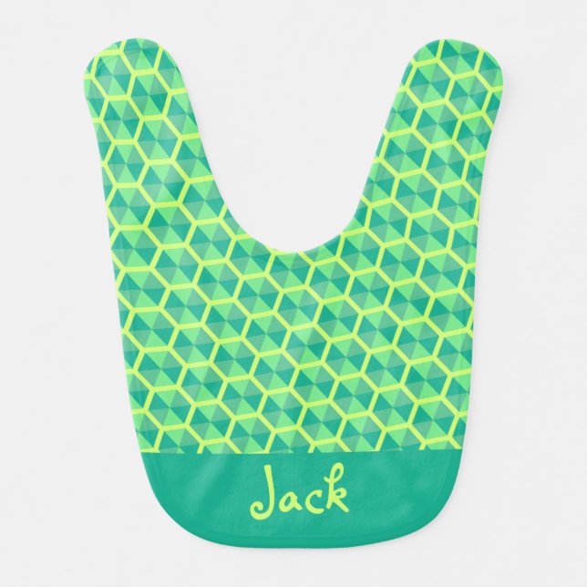 Classic Great Aunt For Kids Personalized Baby Bib (Front)