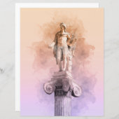 Classic Greek Apollo Statue – Marble-Inspired  (Front/Back)