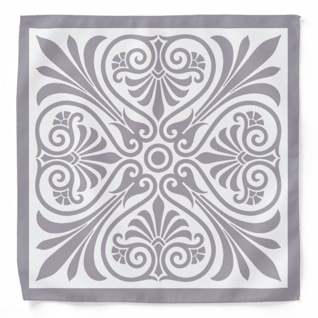 Classic Greek Inspired  Bandana (Front)