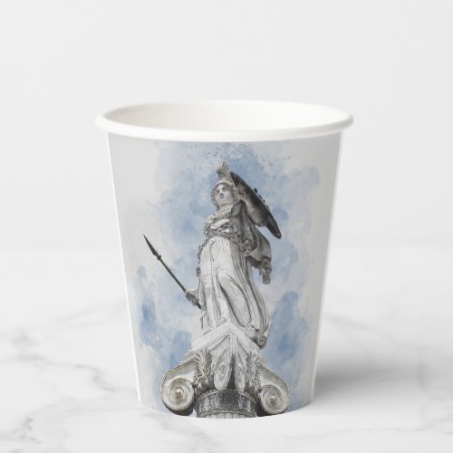 Classic greek statue Athena Paper Cups