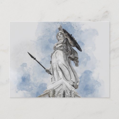 Classic greek statue Athena Postcard