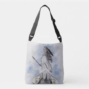 Classic Greek Statue Athena Postcard Crossbody Bag