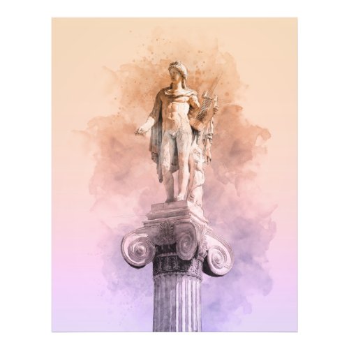 Classic greek statue of Apollo Photo Print