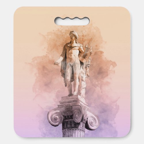 Classic greek statue of Apollo Seat Cushion