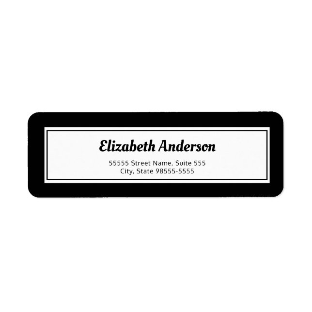 Classic Green and Gold Geometric Pattern and Name Label (Front)