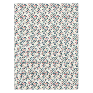 Classic Green and Red Holly and Berries Christmas Tablecloth