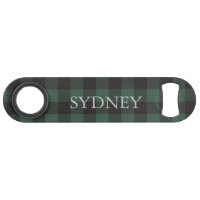 Classic Green Black Buffalo Tartan Plaid Custom