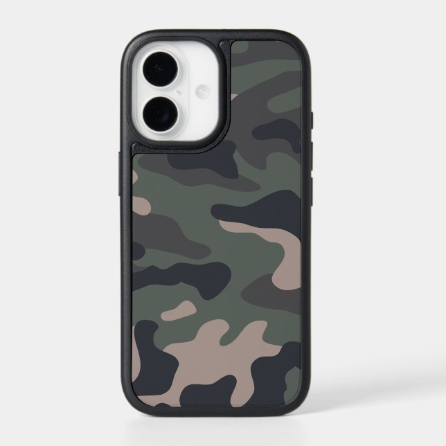 Classic Green Camouflage Otterbox iPhone Case (Back)