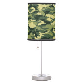 Classic Green Camouflage Table Lamp (Right)