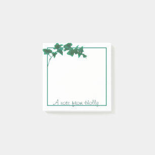 Classic Green English Ivy nature lover gift Post-it Notes