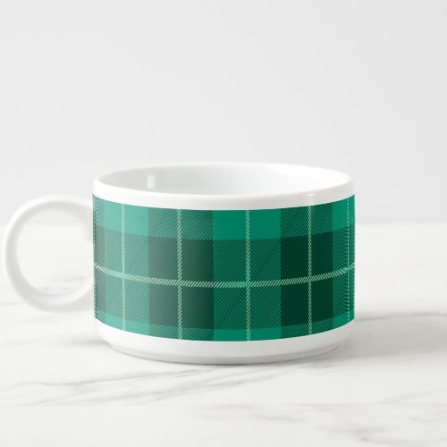 Classic Green plaid modern plaid pattern Bowl