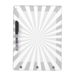 Classic Grey Burst Spinning Wheel Customize This! Dry-Erase Board