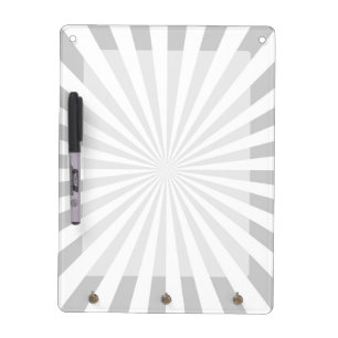 Classic Grey Burst Spinning Wheel Customize This! Dry-Erase Board