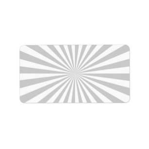 Classic Grey Burst Spinning Wheel Customize This! Label