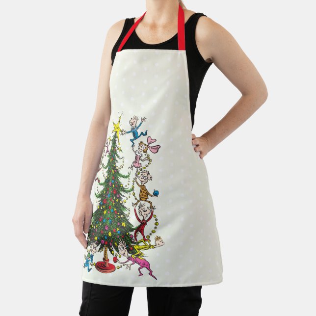 Classic Grinch | Christmas Tree Apron (Insitu)