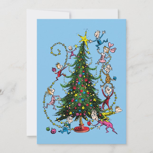 Classic Grinch | Christmas Tree Holiday Photo (Front)