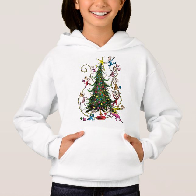 Classic Grinch | Christmas Tree Hoodie (Front)