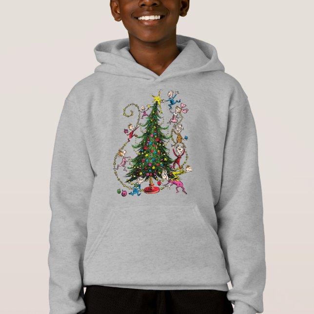 Classic Grinch | Christmas Tree Hoodie (Front)