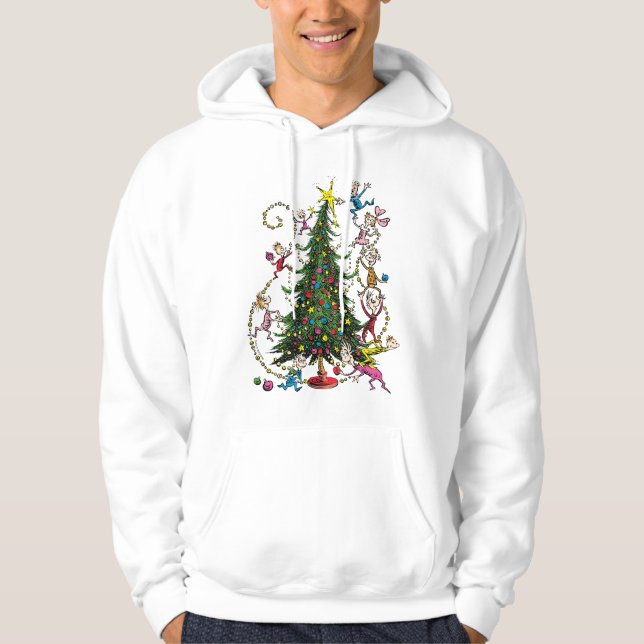 Classic Grinch | Christmas Tree Hoodie (Front)