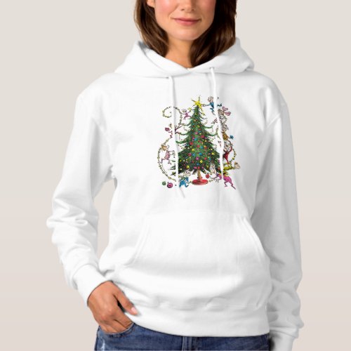 Classic Grinch  Christmas Tree Hoodie