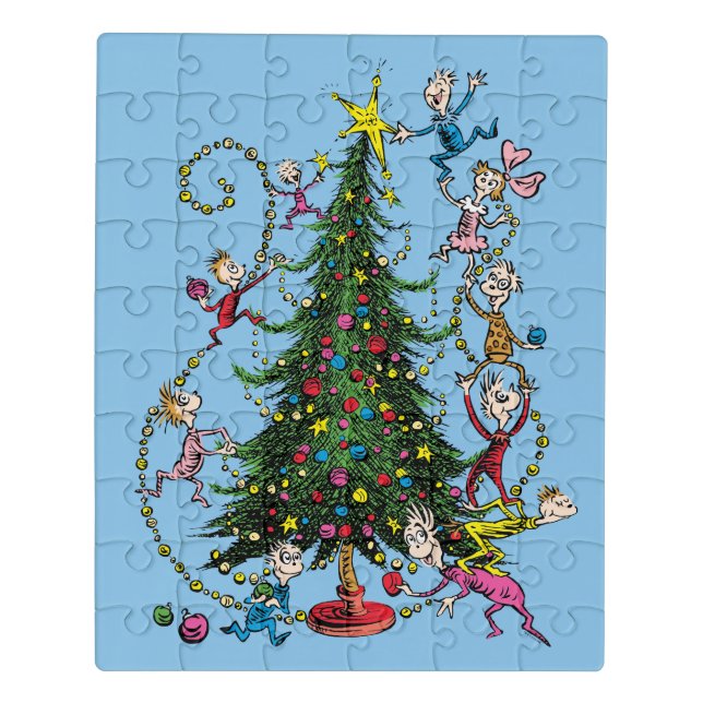 Classic Grinch | Christmas Tree Jigsaw Puzzle (Puzzle Vertical)