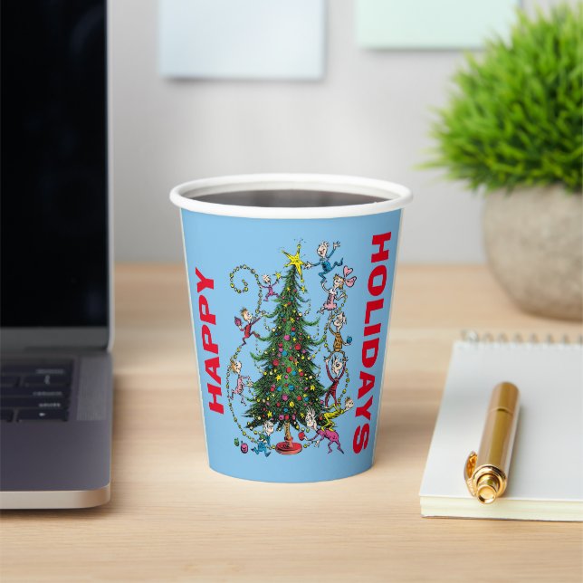 Classic Grinch | Christmas Tree Paper Cups (Insitu)