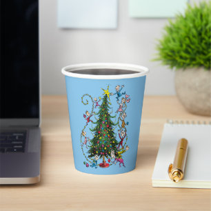 Classic Grinch Christmas Tree Paper Cups