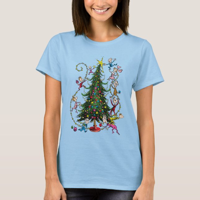 Classic Grinch | Christmas Tree T-Shirt (Front)