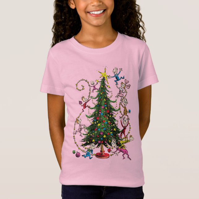 Classic Grinch | Christmas Tree T-Shirt (Front)