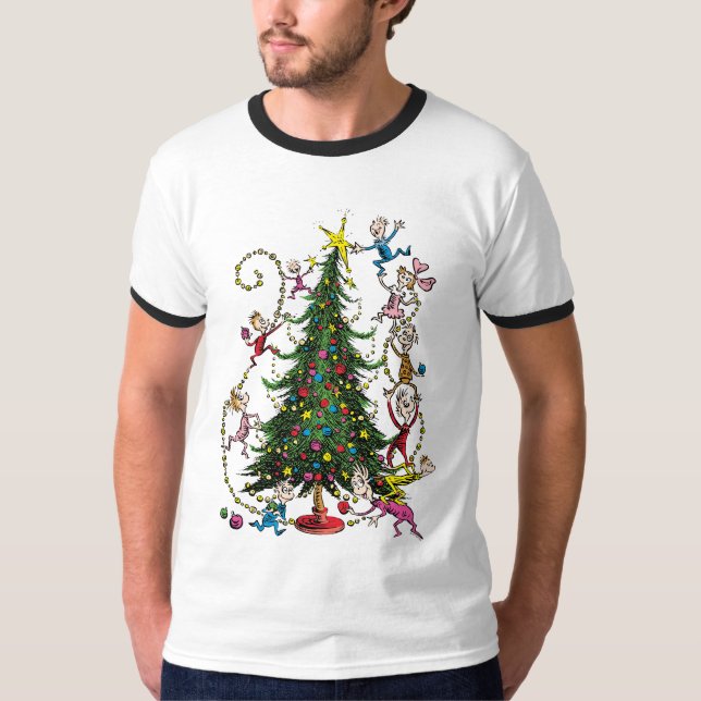 Classic Grinch | Christmas Tree T-Shirt (Front)