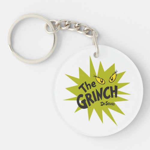 Classic Grinch  Green Starburst Keychain