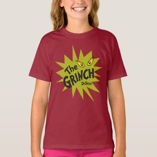 Classic Grinch  Green Starburst T_Shirt