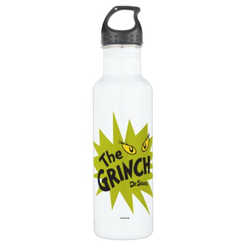 Classic Grinch  Green Starburst Water Bottle