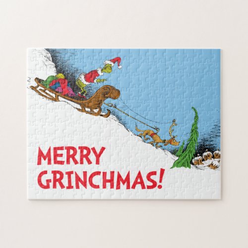 Classic Grinch  Grinch and Reindeer Max Jigsaw Puzzle