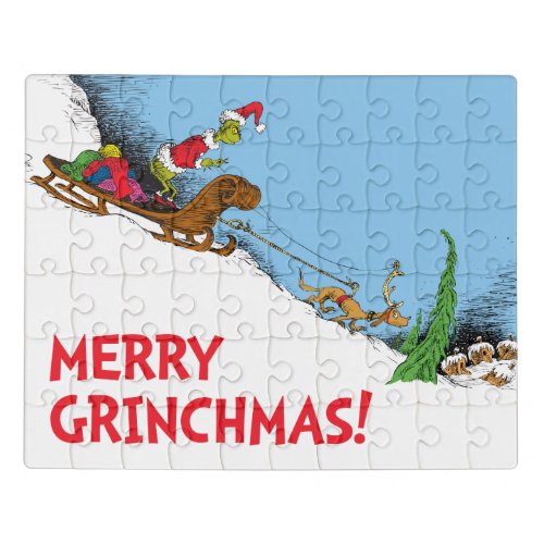 Classic Grinch  Grinch and Reindeer Max Jigsaw Puzzle