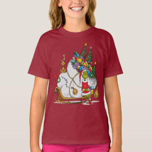 Classic Grinch   Grinch & Max Runaway Slei T-Shirt